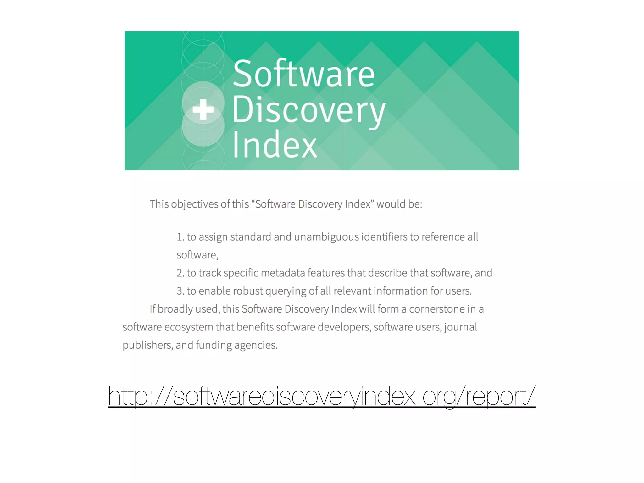 http://softwarediscoveryindex.org/report/
 