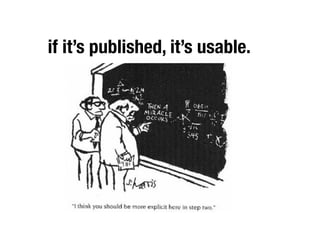 if it’s published, it’s usable.
 
