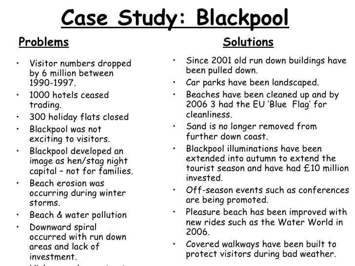 Blackpool tourism case study image