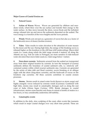 Coastal and sea erosion | PDF