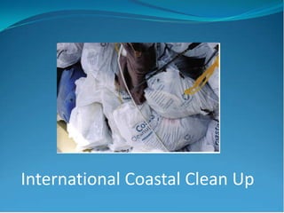 International Coastal Clean Up
 
