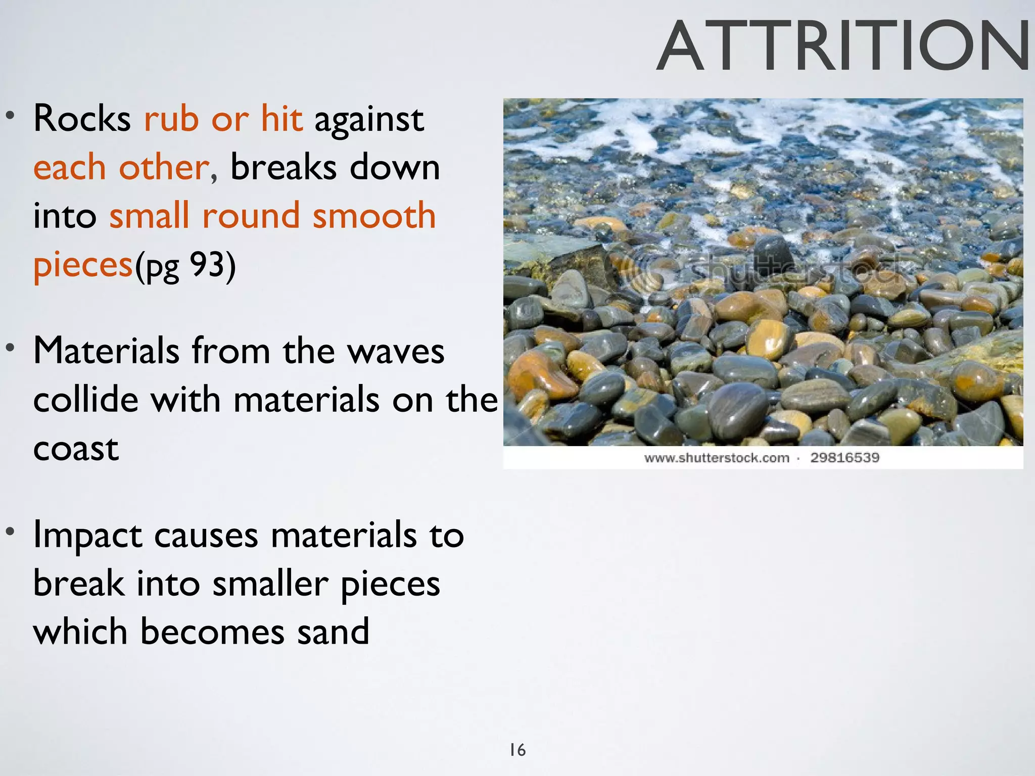 Coastal erosional processes and landforms lesson 4 | PPT