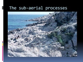 The sub-aerial processes