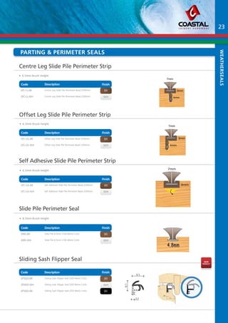 sash Window fasteners 
Code Description Finish 
Part No Description Finish 
SF89-PB Fitch Sash Fastener (Non Locking) PB 
SF89-CP Fitch Sash Fastener (Non Locking) CP 
SF89-SC Fitch Sash Fastener (Non Locking) SC 
SF89L-PB Fitch Sash Fastener (Locking) PB 
SF89L-CP Fitch Sash Fastener (Locking) CP 
SF89L-SC Fitch Sash Fastener (Locking) SC 
Slide Arm Fastener 
Code Description Finish 
Part No Description Finish 
AQ39-PB Slide Sash Arm Fastener PB 
AQ39-CP Slide Sash Arm Fastener CP 
AQ39-SC Slide Sash Arm Fastener SC 
Brighton Fastener 
Code Description Finish 
Part No Description Finish 
AQ43-PB Brighton Sash Fastener PB 
AQ43-CP Brighton Sash Fastener CP 
AQ43-SC Brighton Sash Fastener SC 
Code Description Finish 
Part No Description Finish 
SF34L-PB Lockable Cam Sash Fastener PB 
SF34L-CP Lockable Cam Sash Fastener CP 
SF34L-SC Lockable Cam Sash Fastener SC 
Part No Description Finish 
SF40-PB Claw Locking Fastener PB 
Leading Edge in Joinery Hardware 
Fitch Fastener 
Lockable Cam Fastener 
Claw Locking Fastener 
Code Description Finish 
sliding sash Hardware 
• 14 x 67mm Keep / 15 x 65mm Body 
• 11 x 78mm Keep / 38 x 78mm Body 
25 
nEW 
pRODUCT 
