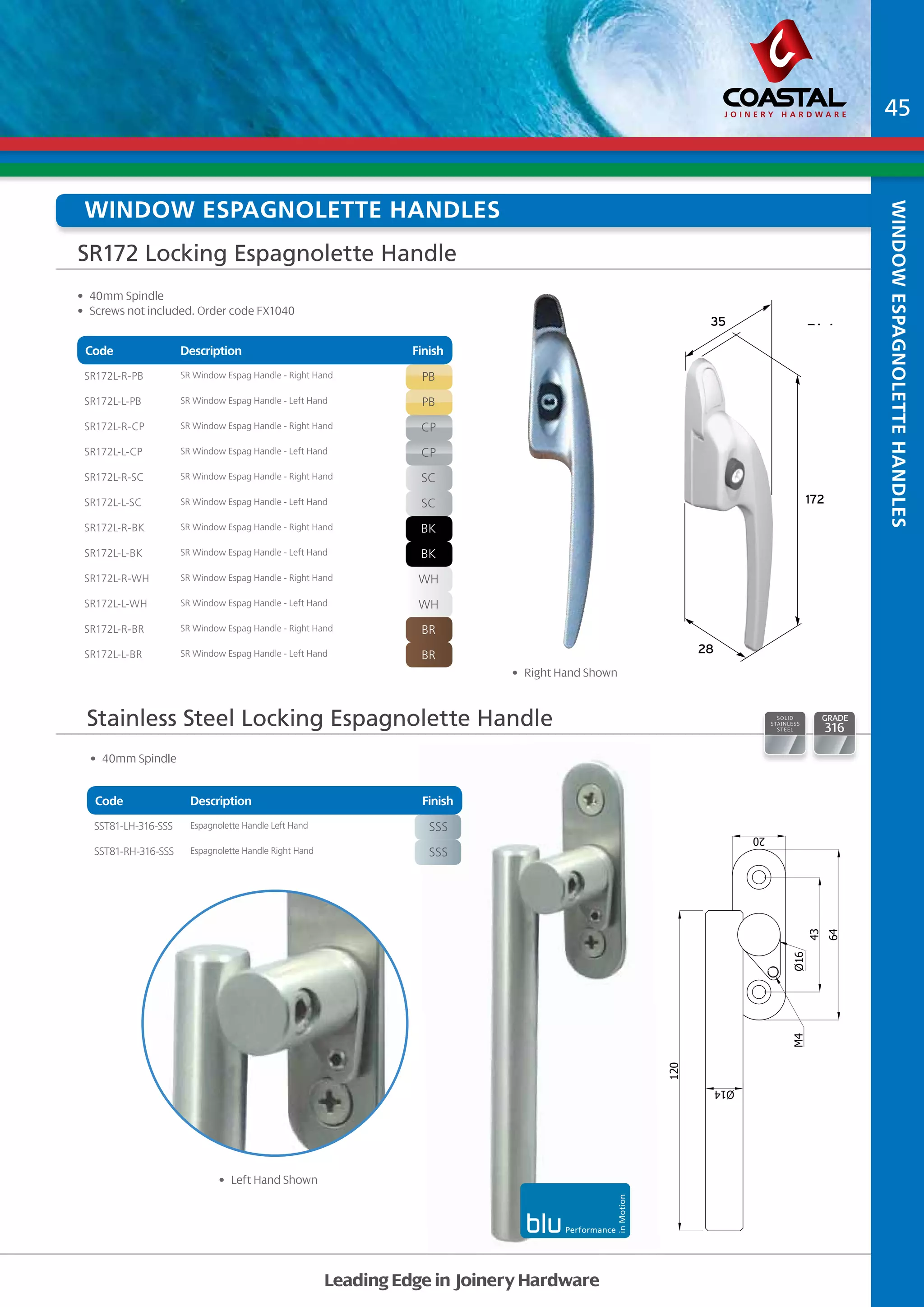 Coastal joinery hardware specialist ironmongery - catalogue version v ...