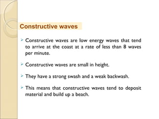 Coastal processes and landforms | PPT