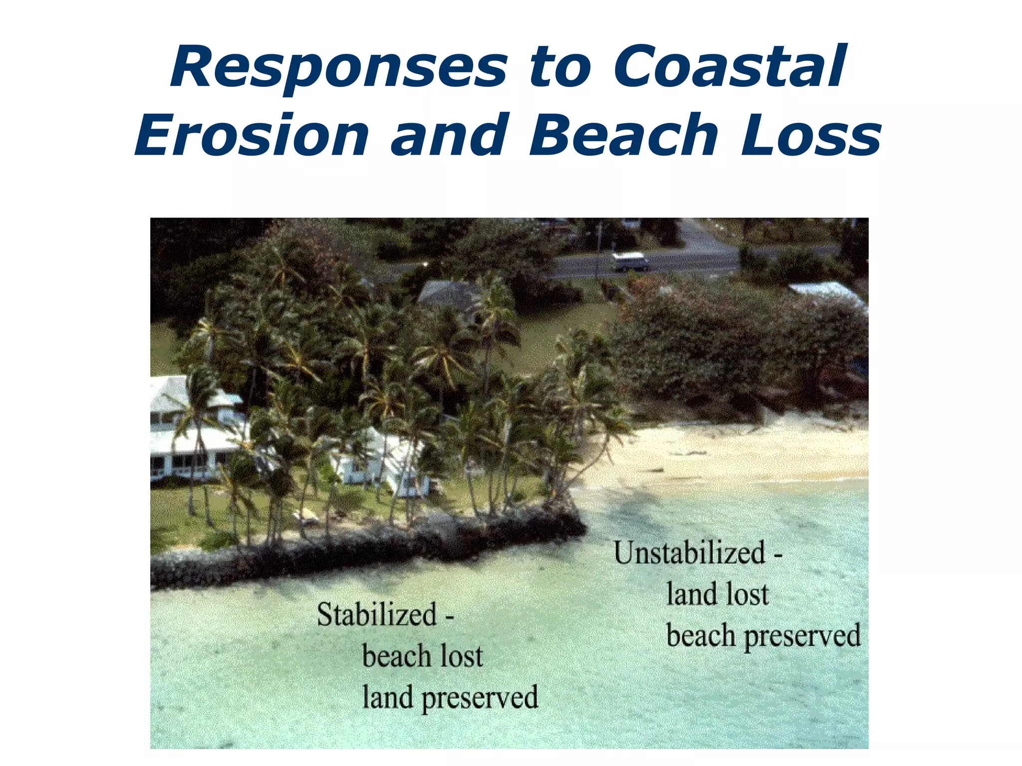 Responses to Coastal Erosion and Beach Loss 