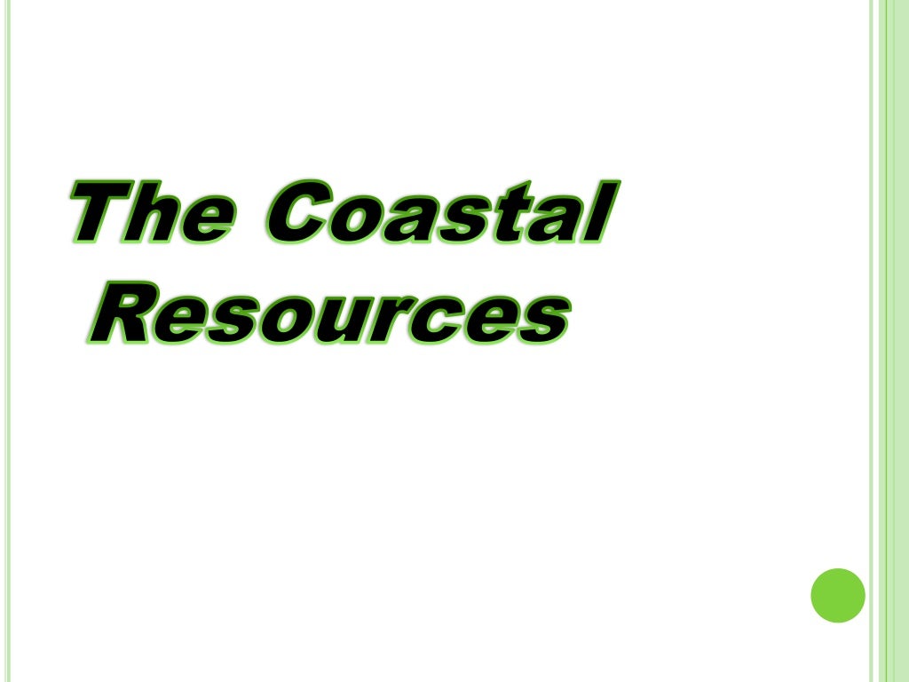 Coastal Resource Management Presentation
