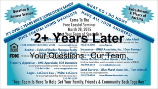 2+ Years Later
Your Questions. Our Team.
 