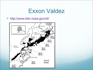 Exxon Valdez http://www.fakr.noaa.gov/oil/ 