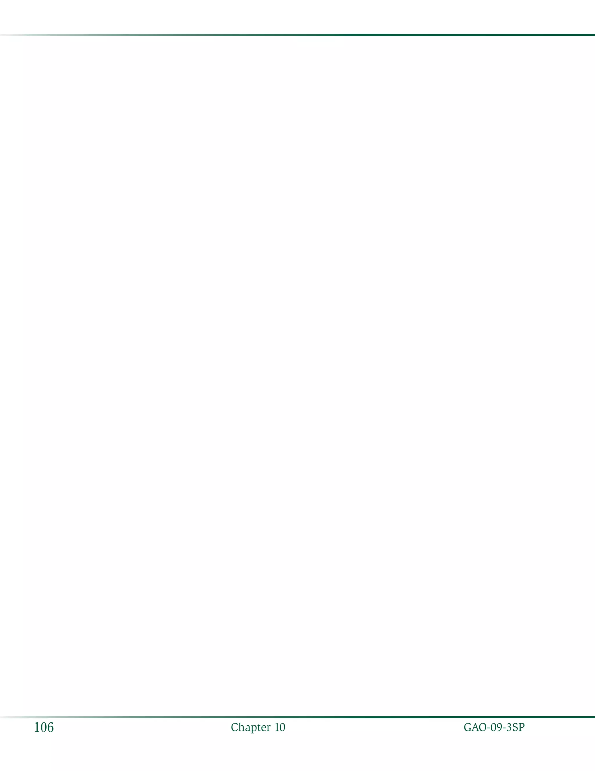   GAO-09-3SP106 Chapter 10
 