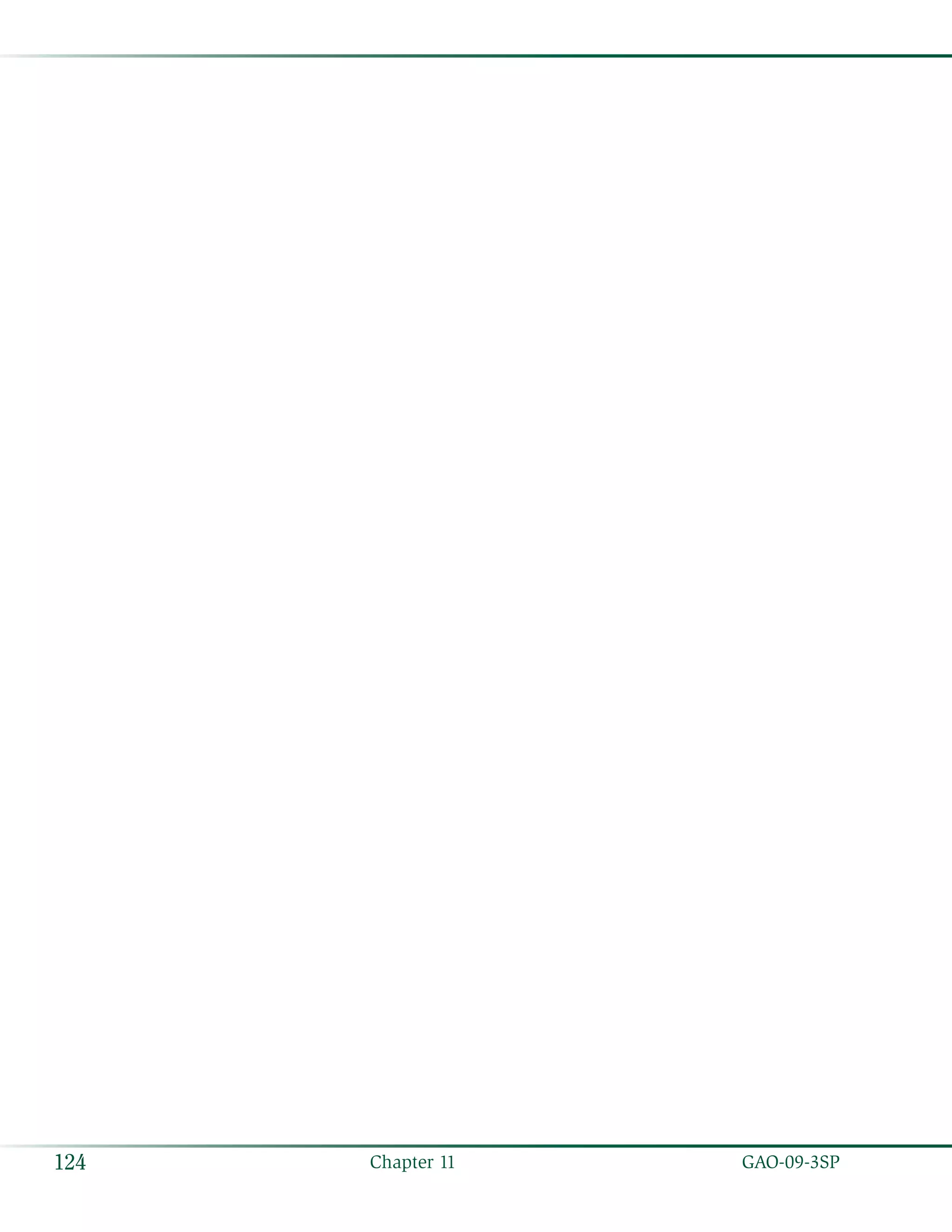   GAO-09-3SP124 Chapter 11
 