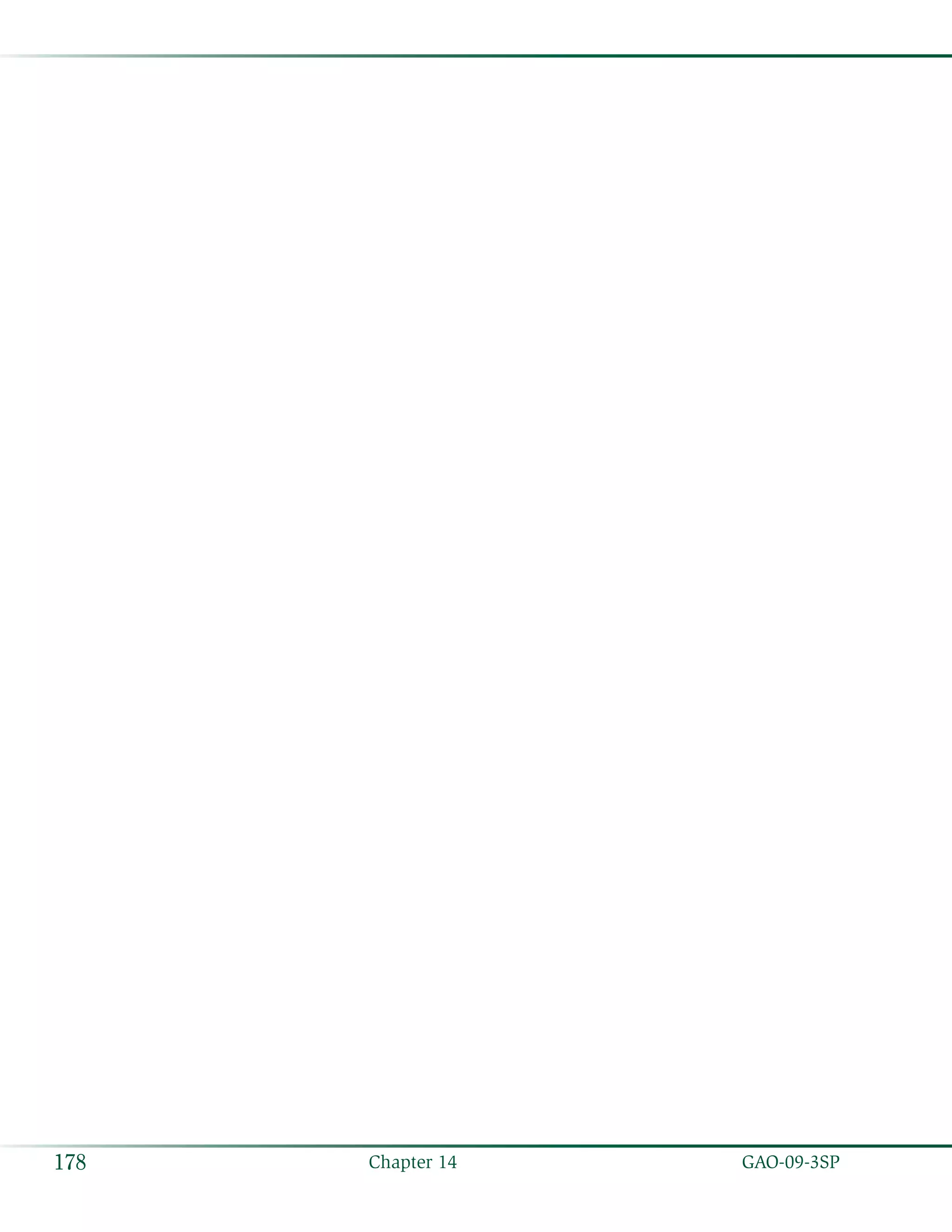   GAO-09-3SP178 Chapter 14
 