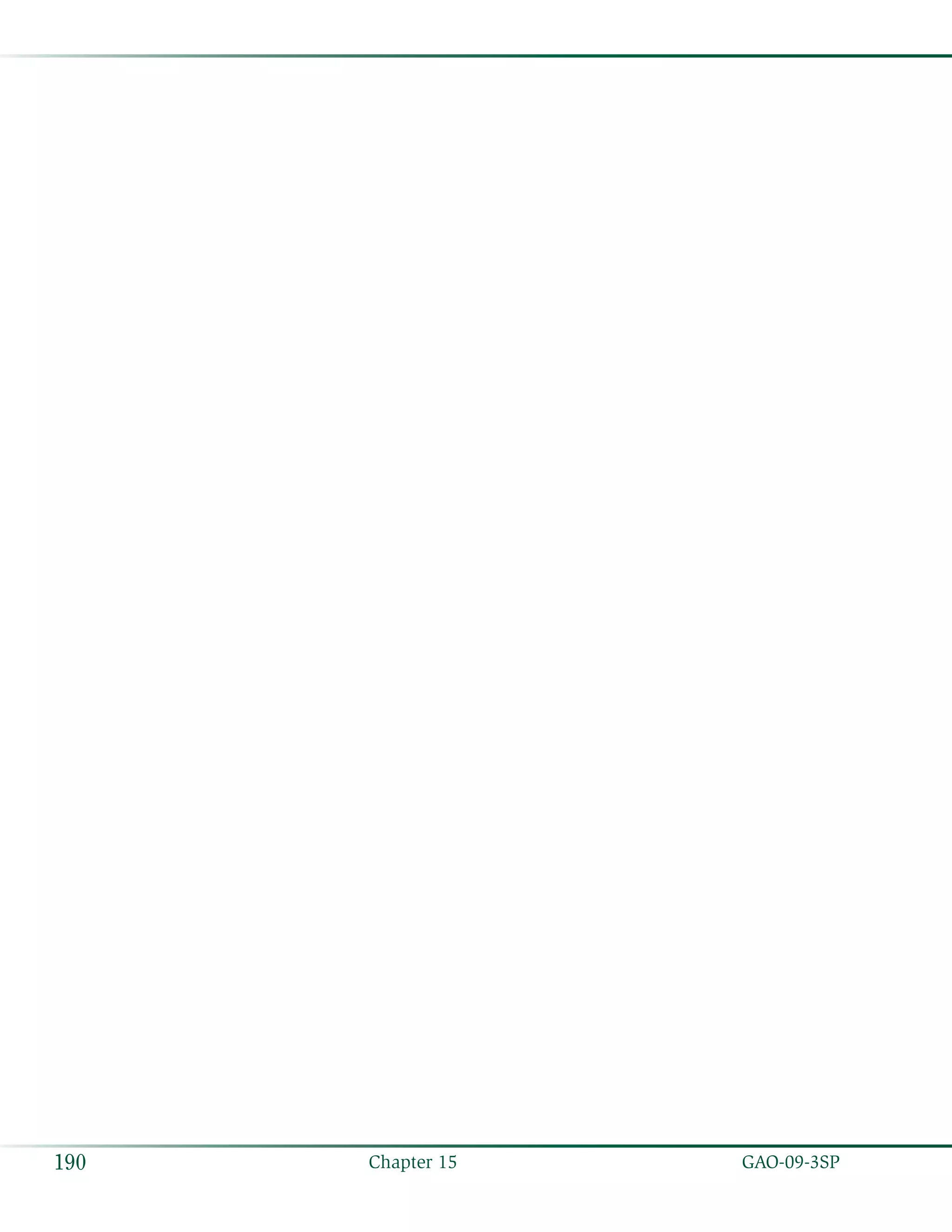  GAO-09-3SP190 Chapter 15
 