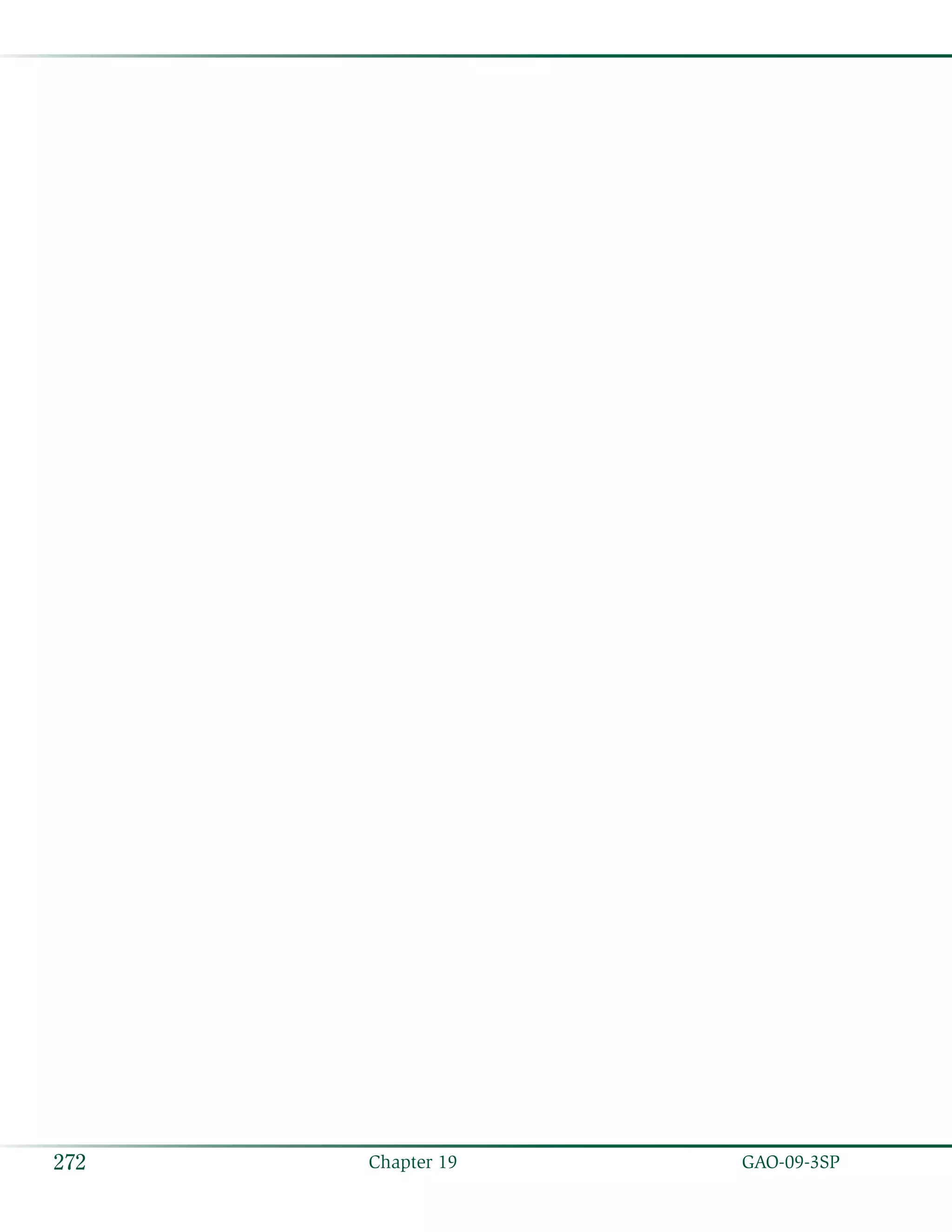   GAO-09-3SP272 Chapter 19
 