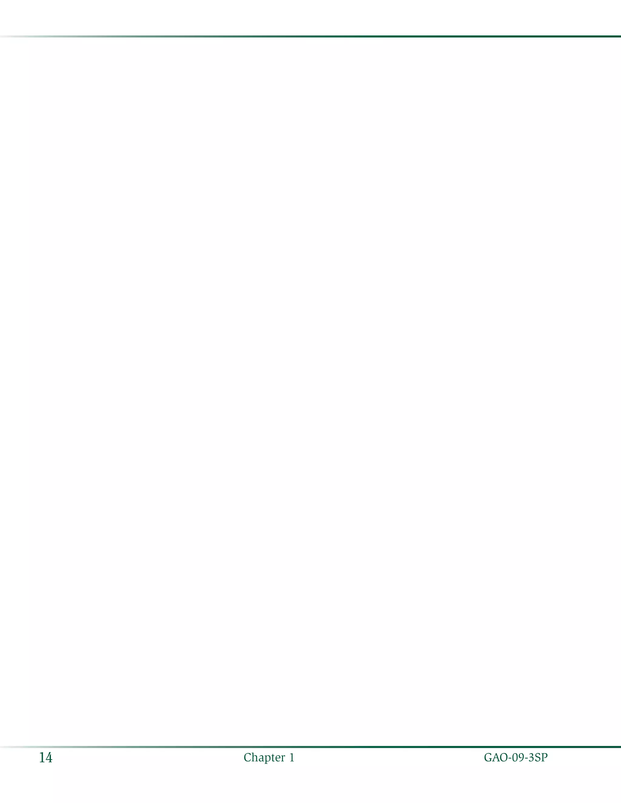   GAO-09-3SP14 Chapter 1
 