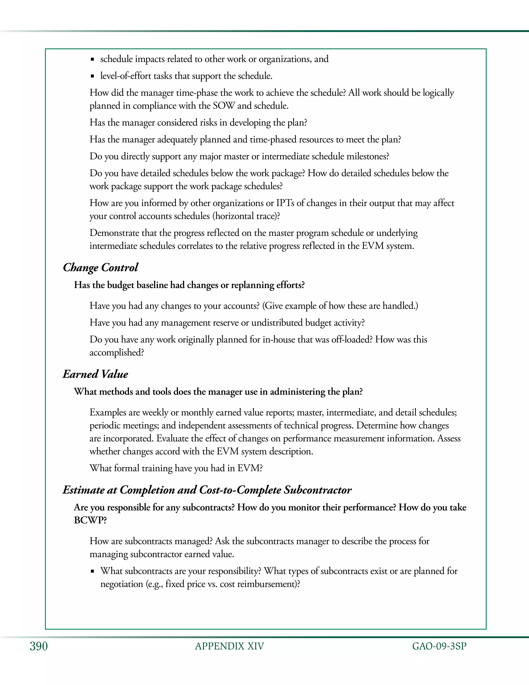 Coast estimating and assessment guide