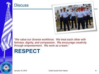 Coast Guard Core Values | PPT