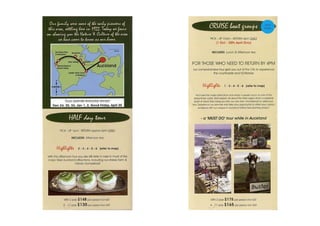 Coast To Coast Tours Brochure