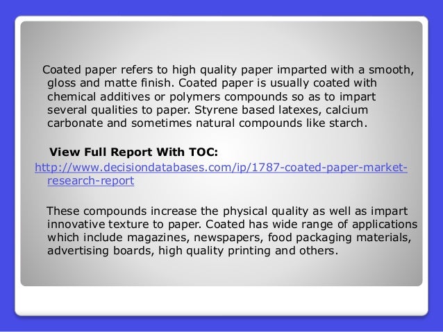 Coating research paper picture