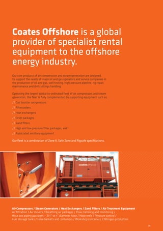 Coates Field Service Coates Offshore Products and Services | PDF
