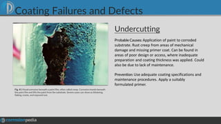 Coating Poor Coverage Coating-Failure-Defects- with root cause analysis An | PDF