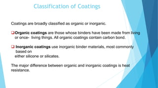 Coating chemistry | PPTX