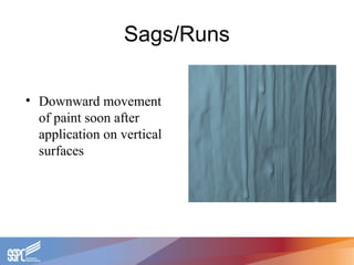 Podercoating Run Defect Coating Defects - SSPC - webinar - Indusrial Coatings | PPTX