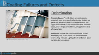 Coating failures and defects Faults of Damage | PDF
