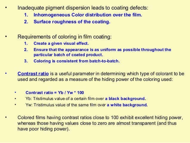 Physical Properties Of Fd C Dyes Physical Properties Of Fd C Dyes