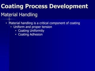 Coating processes | PPTX