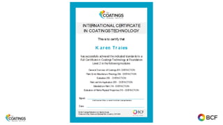 Coatings Training Institute by BCF - an overview | PPTX