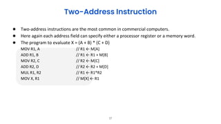 Program Address Unit Computer organisation and architecture jntuh 2rd year 2nd unit ...
