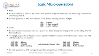 Mask Operations Computer Science Comprehensive Overview of Register Transfer and Microoperations in ...