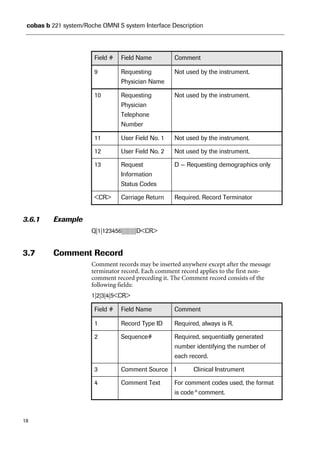 Cobas b 221 system astm rev 5 | PDF