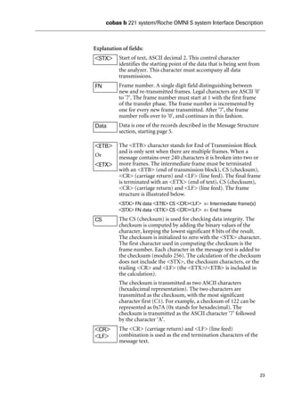 Cobas b 221 system astm rev 5 | PDF
