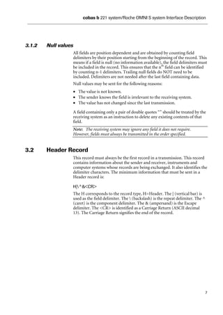 Cobas b 221 system astm rev 5 | PDF