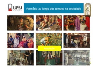 Farmácia ao longo dos tempos na sociedade
Adaptação
 