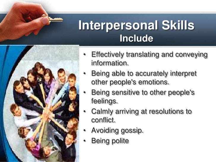 definition of interpersonal skills