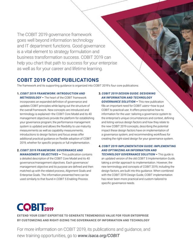 Corso COBIT 2019 Foundation Certificate
