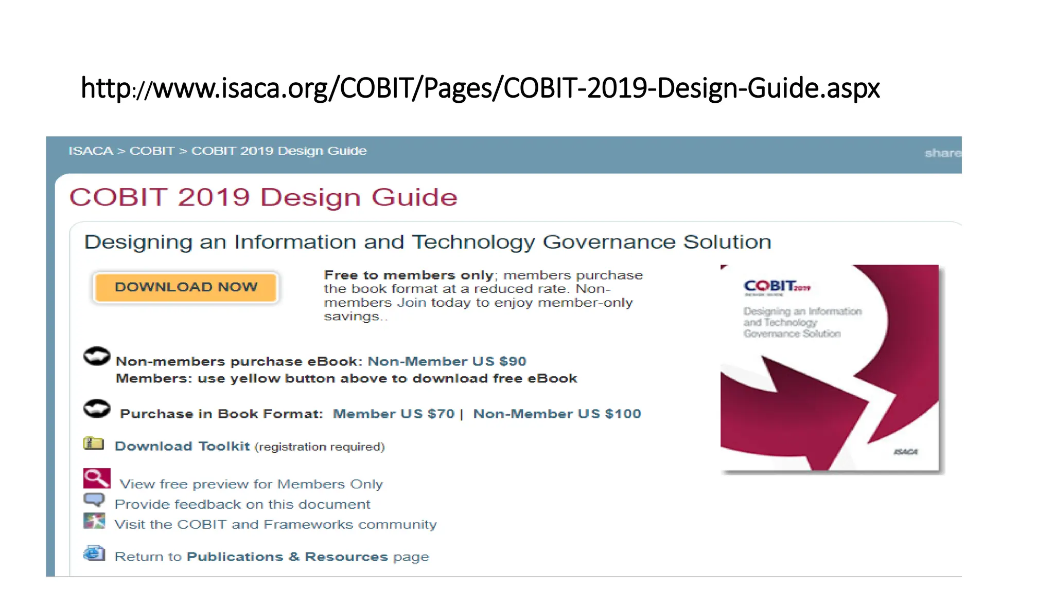 http://www.isaca.org/COBIT/Pages/COBIT-2019-Design-Guide.aspx
 