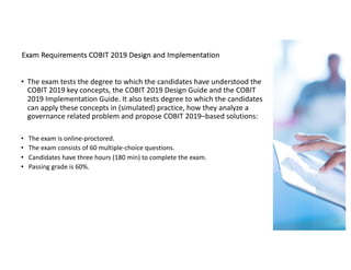 COBIT-2019 Schulungsangebot