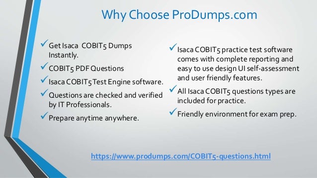 COBIT5 Prüfungsaufgaben