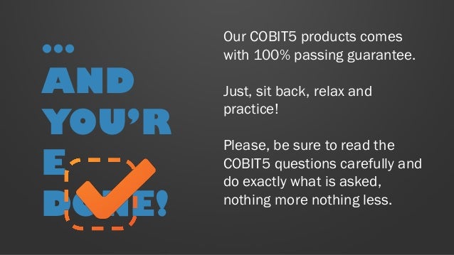 COBIT5 Online Tests