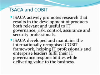 Isaca Risk Type Cobit5 and-grc | PPT