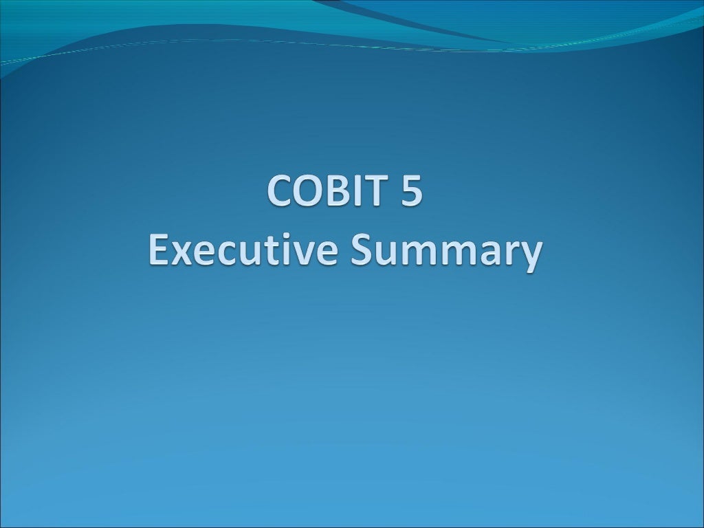 COBIT5 Testantworten