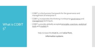 COBIT5 Introduction