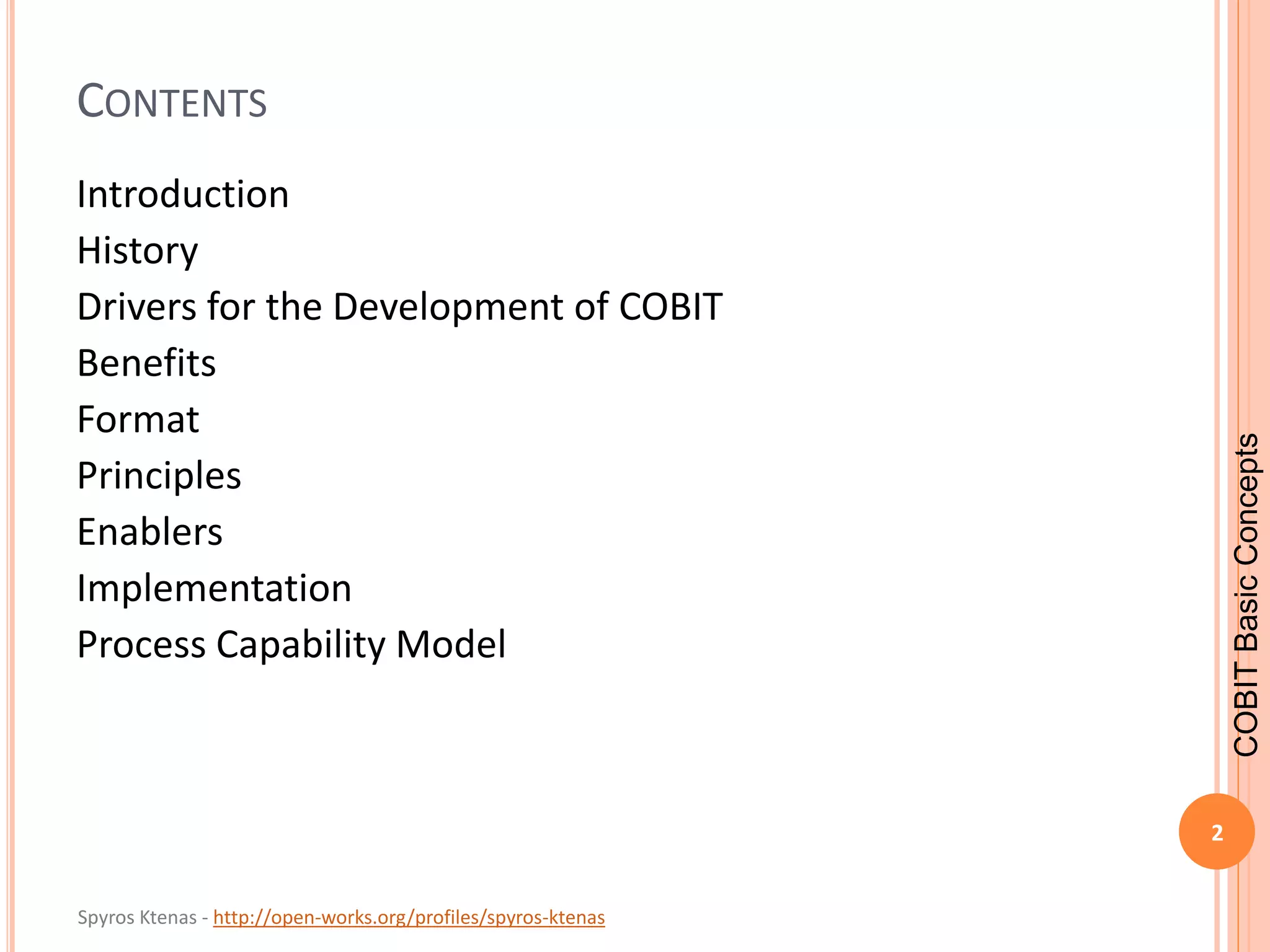 COBIT 5 Basic Concepts | PDF | Business Administration | Business