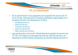 CobiT Itil Iso 27000 Marcos De Gobierno | PDF