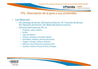 CobiT Itil Iso 27000 Marcos De Gobierno | PDF